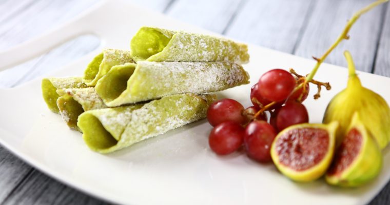 Green Tea Krumkake Cookies
