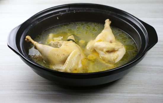 Double Boiled Ginko Nut Chicken