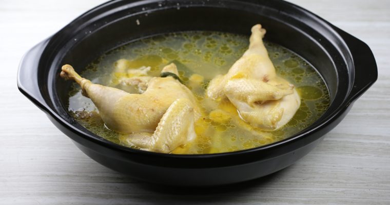 Double Boiled Ginko Nut Chicken