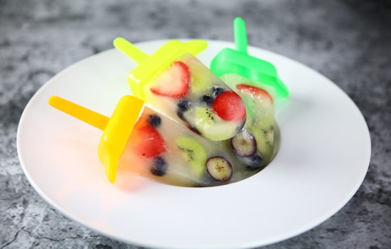 Fresh Fruit Popsicles