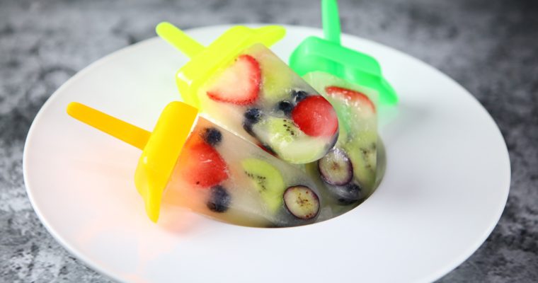 Fresh Fruit Popsicles