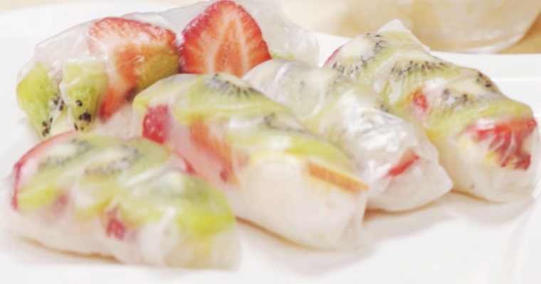 Fruit Rolls in Rice Paper