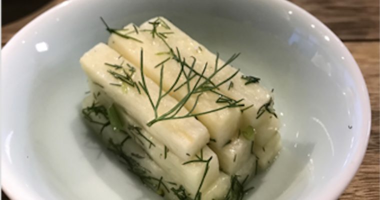 Bamboo Shoots with Dill Dressing