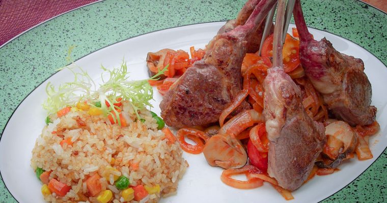 Grilled Lemongrass Lamb Chops