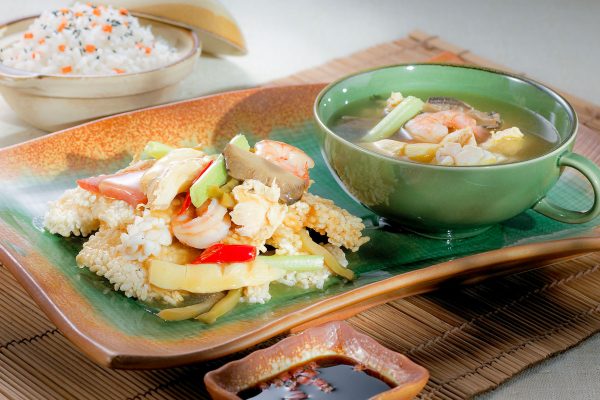 Sizzling Rice Soup